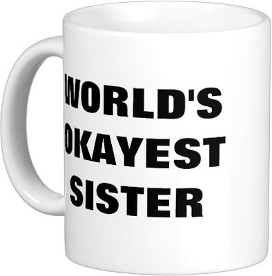 

Exoctic Silver Ek Hazaro Mei Meri Behna Hai A001 Ceramic Mug(350 ml), Black;white