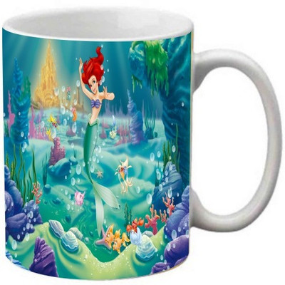 

Maison N Mode Fairy Coffee Ceramic Mug(330 ml), Multicolor