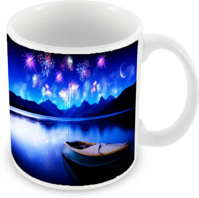 

Sleep Nature's SN-MG-822 Ceramic Mug(350 ml), Blue
