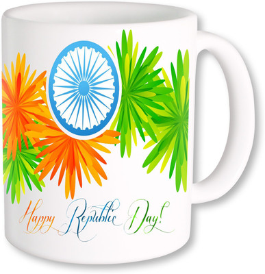 

PhotogiftsIndia Happy Republic Day 012 Ceramic Mug(325 ml), Multicolor