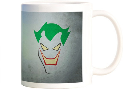 

Rangeele Inkers Joker Minmal artwork Ceramic Mug(300 ml), Multicolor