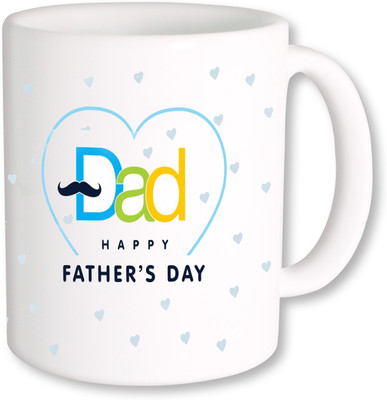 

PhotogiftsIndai Happy Father's Day 115 Ceramic Mug(325 ml), Multicolor