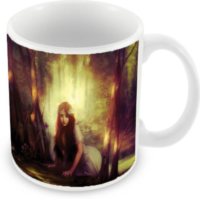 

Sleep Nature's SN-MG-2477 Ceramic Mug(350 ml), Multicolor