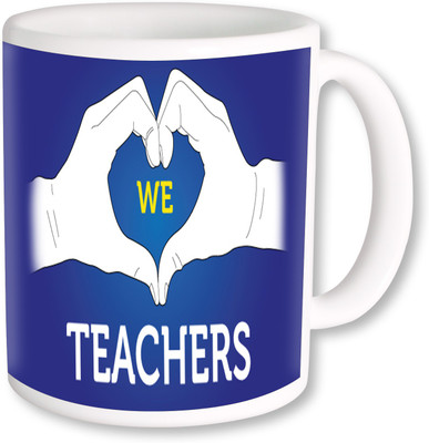 

PhotogiftsIndia Love You Teachers On Happy Teachers Day Ceramic Mug(325 ml), Multicolor