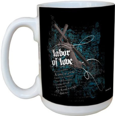

Tree-Free Greetings Greetings lm44278 Labor of Love: Isaiah 53:4-5 Ceramic with Full-Sized Handle, 15-Ounce Ceramic Mug(60 ml), Multicolor