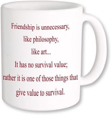 

PhotogiftsIndia Happy Friendship Day 107 Ceramic Mug(350 ml), Multicolor