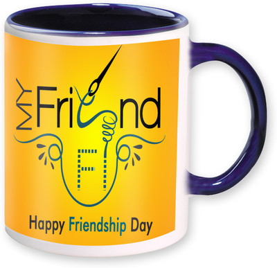 

PhotogiftsIndia Happy Frienship Day 18 Ceramic Mug(325 ml), Multicolor