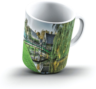 

Ucard Spring House2721 Bone China, Ceramic, Porcelain Mug(325 ml), Multicolor