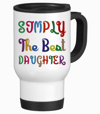 

Tied Ribbons Gift For Daughter Travel Stainless Steel Mug(350 ml), White