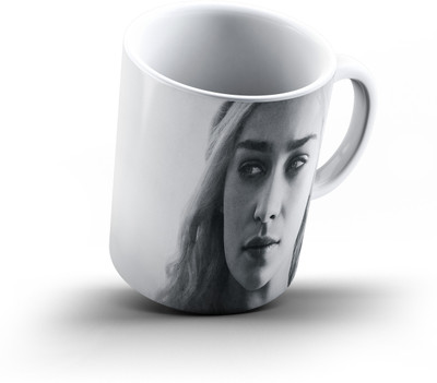 

Ucard Daenerys Targaryen Game Of Thrones954 Bone China, Ceramic, Porcelain Mug(325 ml), Multicolor