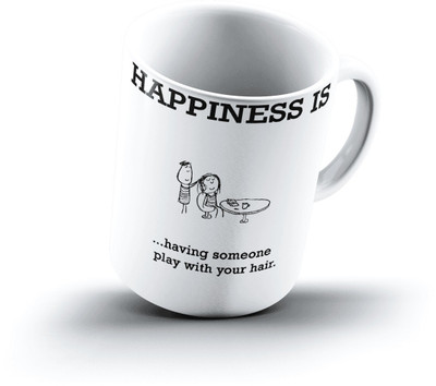 

Ucard Happiness Is2221 Bone China, Ceramic, Porcelain Mug(325 ml)