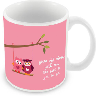 

Sleep Nature's SN-MG-2635 Ceramic Mug(350 ml), Pink