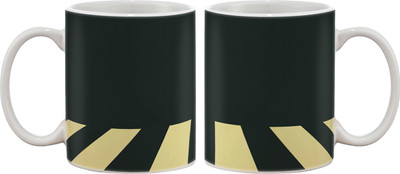 

Artifa Zebra Crossing Porcelain, Ceramic Mug(350 ml), Multicolor
