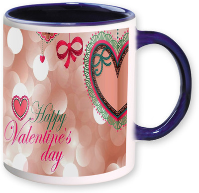 

Heyworlds happy valentine day gifts 014 Ceramic Mug(325 ml), Multicolor