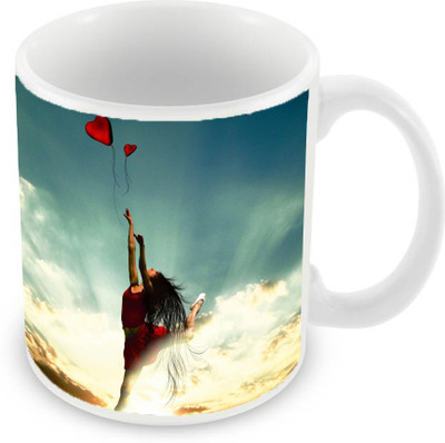 

Sleep Nature's SN-MG-1553 Ceramic Mug(350 ml), Multicolor