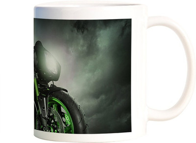 

Rangeele Inkers Triumph Speed Triple Ceramic Mug(300 ml), Multicolor
