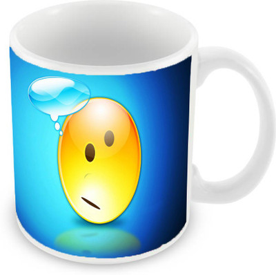 

Sleep Nature's SN-MG-712 Ceramic Mug(350 ml), Blue