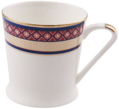 BP Bharat Peter B Sapphire Bone China Mug(160 ml, Pack of 6), Multicolor