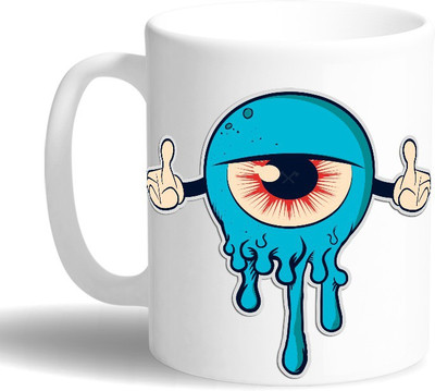 

PRINT OPERA Eye Ceramic Mug(330 ml), Multicolor