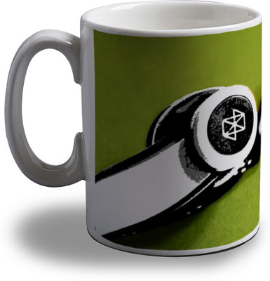 

Artifa Headphones Image Porcelain, Ceramic Mug(350 ml), Multicolor