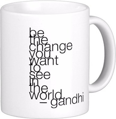 

Exoctic Silver Best Quoted Coffee 00074 Ceramic Mug(300 ml), Multicolor