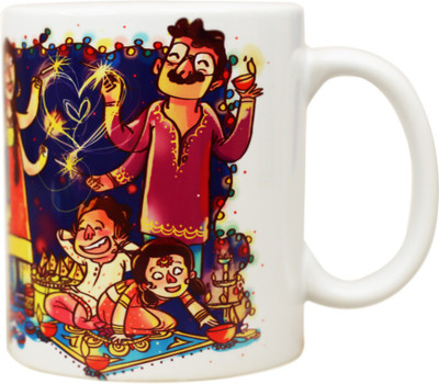 

Chumbak MG162 Ceramic Mug(300 ml, Pack of 100)