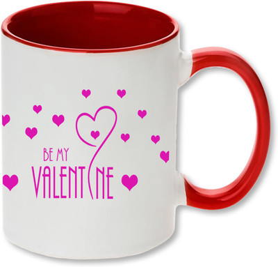 

Heyworlds be my valentine day gifts 0123 Ceramic Mug(325 ml), Multicolor