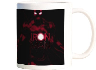 

Rangeele Inkers iron Man Ceramic Mug(300 ml), Multicolor