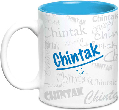 Hot Muggs Me Graffiti - chintak Ceramic Mug(350 ml) available at flipkart for Rs.249