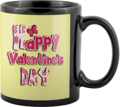 

SKY TRENDS Valentine Gifts For Special Girlfriend,Boyfriend,Wife,Husband,design 52 Ceramic Mug(325 ml), Black