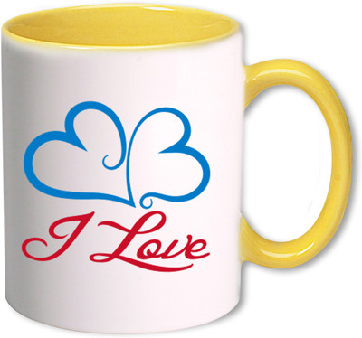 

Heyworlds i love you valentine day gifts 0035 Ceramic Mug(325 ml), Multicolor