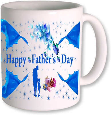

PhotogiftsIndia Happy Fathers Day 130 Ceramic Mug(350 ml), White