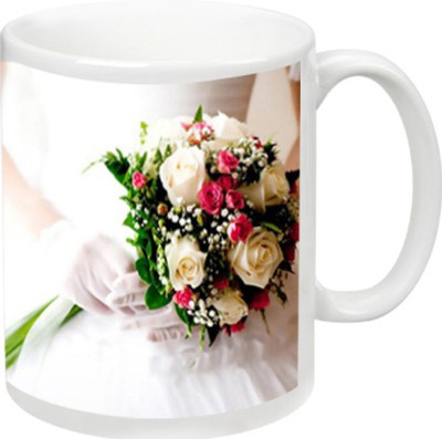 

KappoMania Flowers - A Love Expression Love Ceramic Mug(325 ml), Multicolor