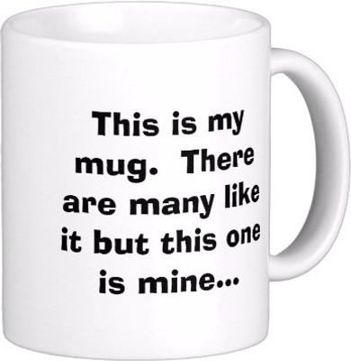 

Exoctic Silver Quoteds ooooo81 Ceramic Mug(300 ml), Multicolor