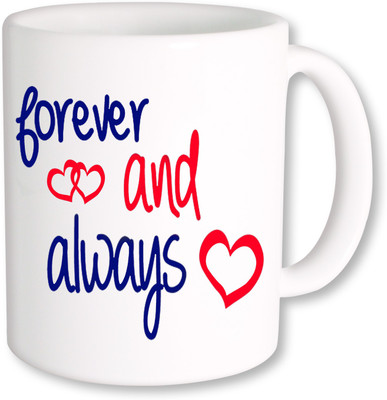 

PhotogiftsIndia Forever And Always Ceramic Mug(325 ml), Multicolor