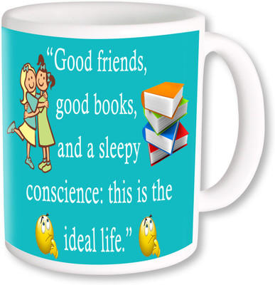 

PhotogiftsIndia Happy Friendship Day 135 Ceramic Mug(350 ml), Multicolor
