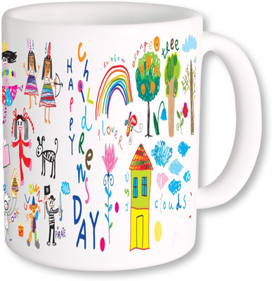 

PhotogiftsIndia Happy Childrens Day 001 Ceramic Mug(325 ml), Multicolor