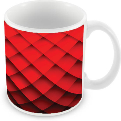 

Sleep Nature's SN-MG-2541 Ceramic Mug(350 ml), Red