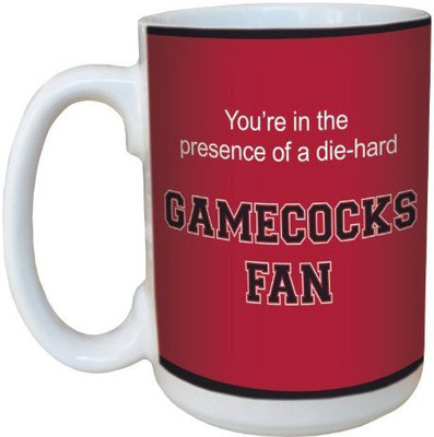 

Tree-Free Greetings Greetings lm44553 Gamecocks College Football Fan Ceramic with Full-Sized Handle, 15-Ounce Ceramic Mug(60 ml), Multicolor