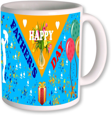 

PhotogiftsIndia Happy Fathers Day 081 Ceramic Mug(350 ml), White