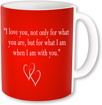 

PhotogiftsIndia I Love You I Am With You Ceramic Mug(325 ml)