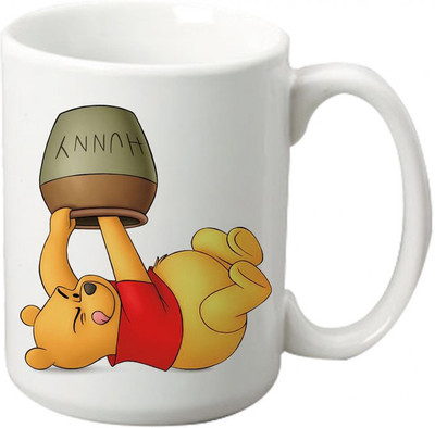 

Maison N Mode Hunny Beer Coffee Ceramic Mug(330 ml), Multicolor