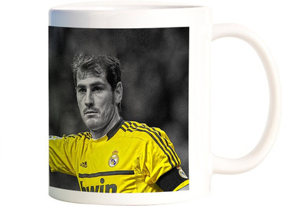 

Rangeele Inkers Iker casillas Best Goalkeeper Ceramic Mug(300 ml), Multicolor