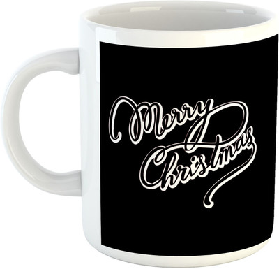 

Deeher Gifts Merry Christmas Design21 Ceramic Mug(330 ml), Multicolor
