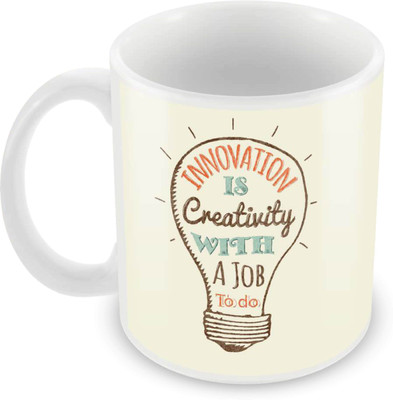 

Posterboy Innovation Is Creativity Ceramic Mug(350 ml)