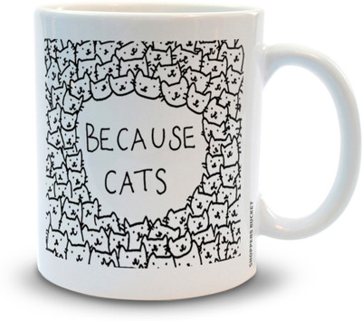 Shoppers Bucket 32 Ceramic Coffee Mug(330 ml)