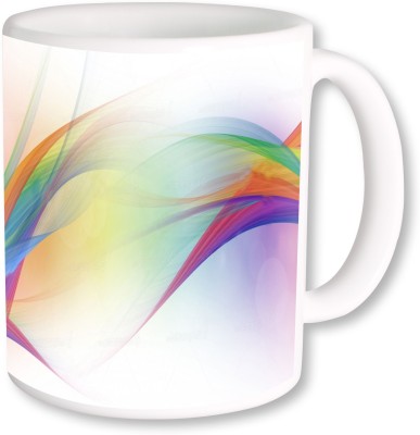 

Heyworlds gifts for gradient design Ceramic Mug(325 ml), Multicolor