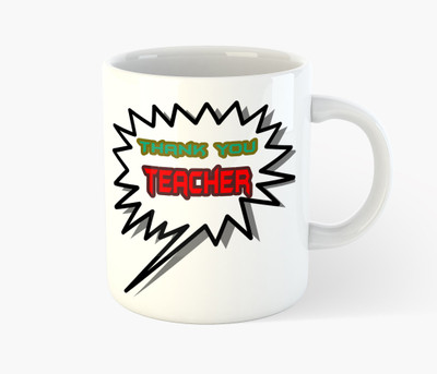 

Deeher Gifts For Teacher - design 7 Ceramic Mug(350 ml), Multicolor