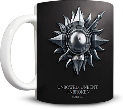 

Ackme Design Hollywood Tv Shows, Unbroken, Game of thrones Ceramic Mug(325 ml), Multicolor