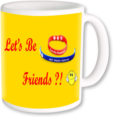 

PhotogiftsIndia Happy Friendship Day 018 Ceramic Mug(350 ml), Multicolor